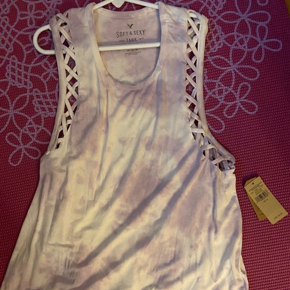 Tye Dye American Eagle Tank - Picture 1 of 1